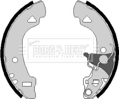 BORG & BECK Комплект тормозных колодок BBS6079